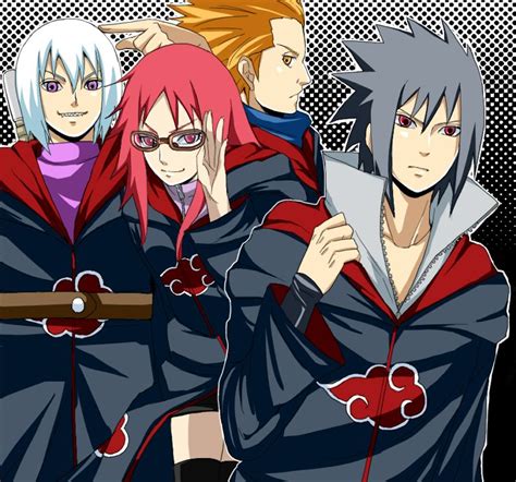 Sasukes Team Taka Naruto Naruto Teams Naruto And Sasuke Anime