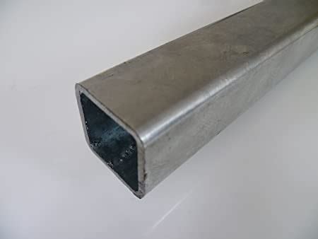 B T métal tube carré en acier galvanisé 40 x 40 x 3 mm dans longueurs