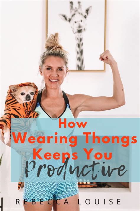 How Wearing Thongs Keeps You Productive In 2020 Workout Motivation