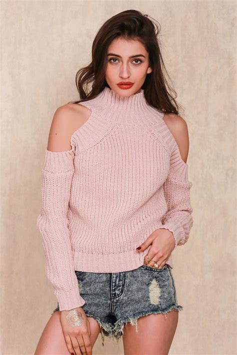off shoulder turtleneck knitted sweater online shopping zorket zorket