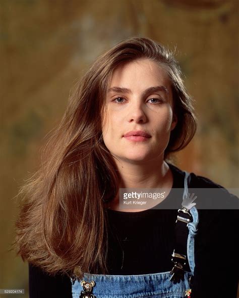 A Portrait Of The French Actress Emmanuelle Seigner Taken In Munich French Actress