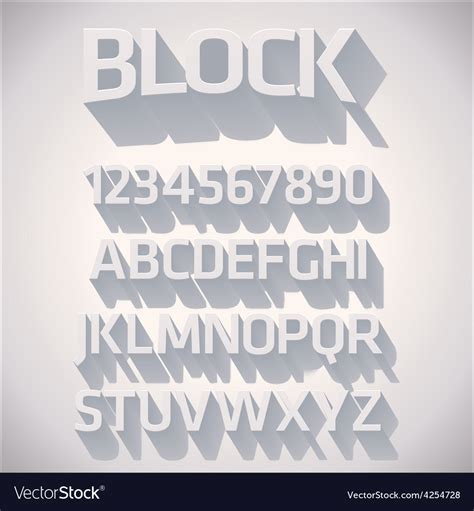 Block Letter With Shadow Easy Block Letters