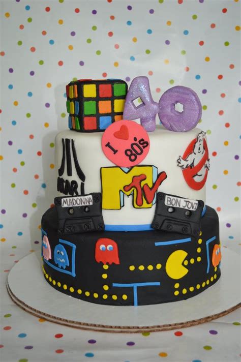 80s Birthday Parties Funny Birthday Cakes 80s Theme Party Cake