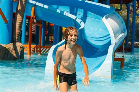 Best Teenagers Only Teenager Water Park Water Slide Stock Photos