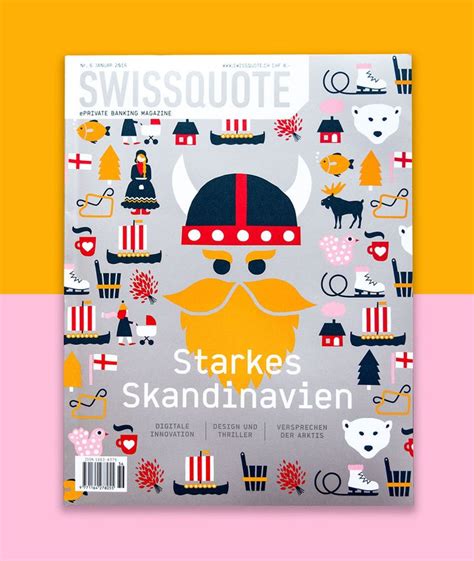 A Magazine Cover With An Image Of A Viking