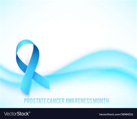 Banner For Prostate Cancer Awareness Month Vector Image