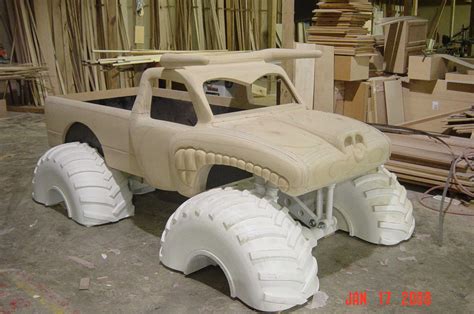 Truck toys and scale models in timber. Wooden Toy Monster Truck Plans Plans DIY Free Download ...