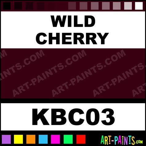 Wild Cherry Kandy Basecoats Airbrush Spray Paints Kbc03 Wild Cherry