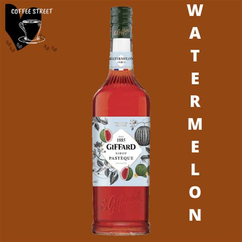 Giffard Watermelon Coffee Syrups 1 Liter Shopee Philippines