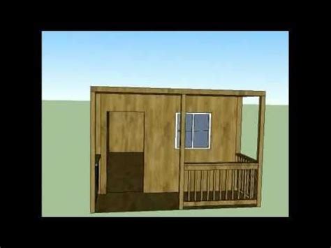 12x16 barn with porch plans, barn shed plans, small barn plans. Sweatsville: 12' x 24' Lofted Barn Cabin in SketchUp | Lofted barn cabin, Barn loft, Gambrel roof