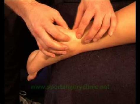 It is meant to reduce and relieve stress and built up tension within the soft tissues while exercising. Sports massage for the Achilles Tendon - YouTube