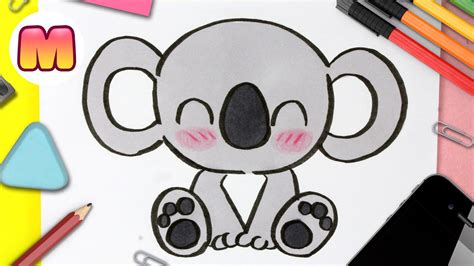 Como Dibujar Un Koala Kawaii ️ Dibujos Faciles Kawaii ️ Aprender A