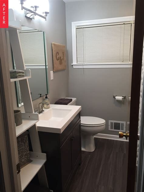 Before & After: A '50s Bathroom Gets a Sleek Update in 2020 | 50s bathroom, Small bathroom ...