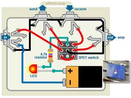 I simply want to hit button 1 and have effects 2, 5, and 7 active; First DIY pedal build question. Do you need a stereo input jack to add an LED light? : diypedals