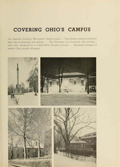 Athena Yearbook 1935 A Few Images Of Campus Under The Blanket Of