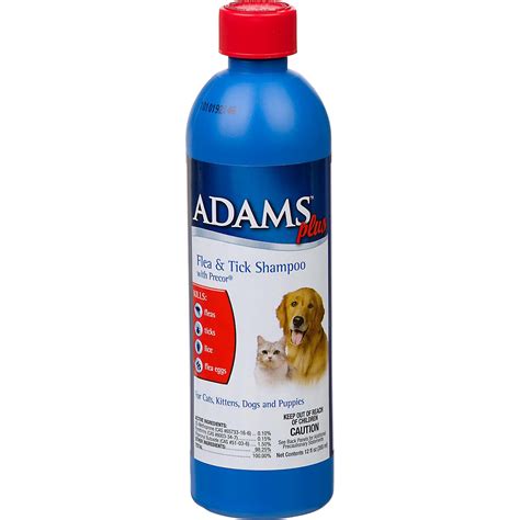 Adams Plus Flea And Tick Shampoo With Precor For Dogs And Cats Petco