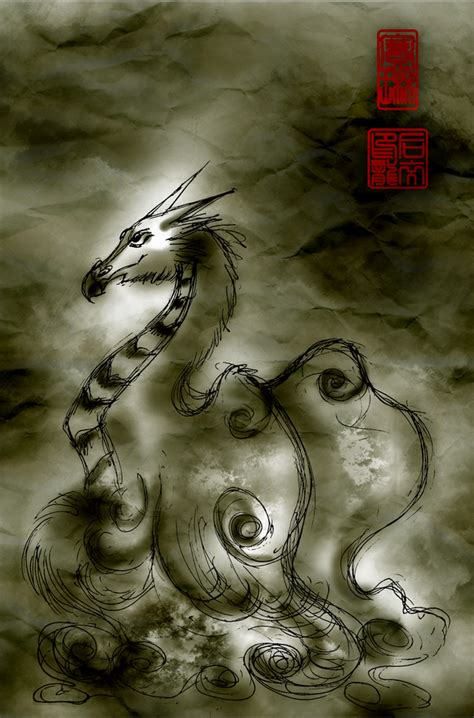 The Dragons Clouds By Deerdandy Dragon Clouds Sepia Color