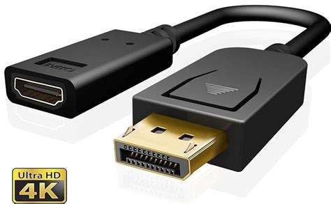 Active DisplayPort To HDMI Adapter 4K DP 1 2 To HDMI Amazon Co Uk