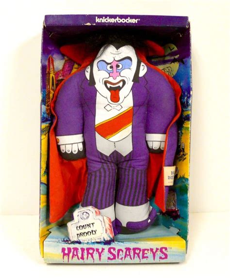 vintage knickerbocker hairy scareys dracula vampire monster toy doll w box monster toys doll