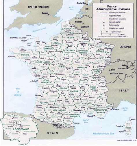 Map Of Western France Cities Secretmuseum
