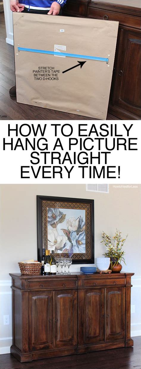 How to Easily Hang a Picture | Hanging pictures, Picture hanging tips ...