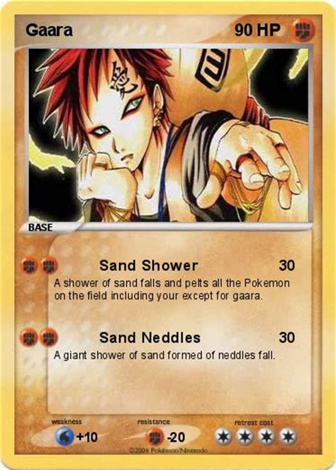 Pokémon Gaara 19 19 Sand Shower My Pokemon Card