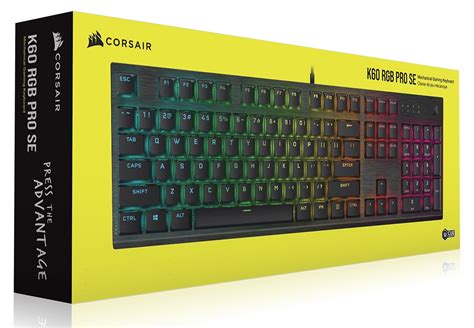 Buy Corsair K60 Rgb Pro Se Mechanical Gaming Keyboard Backlit Rgb Led