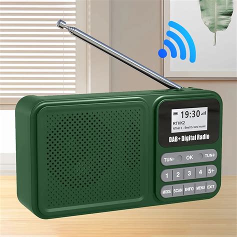 Ta Nabilir DAB Dijital Radyo Bluetooth Uyumlu G Ne Enerjili Arj