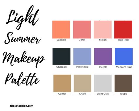 Light Summer Color Palette Which Colors Work For Your Skin And Wardrobe