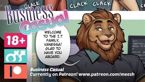 Business Casual Page 14 Up On Patreon Weasyl