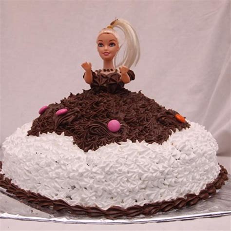 Chocolate Truffle Barbie Doll Cakes Doll Cake Doll Birthday Cake