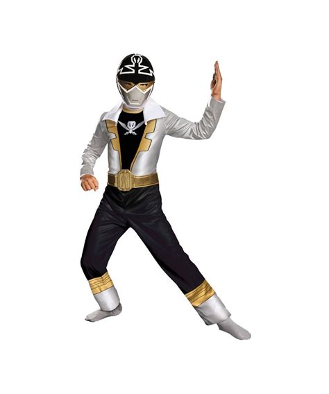 Special Silver Power Ranger Super Megaforce Boys Costume Boys Costume
