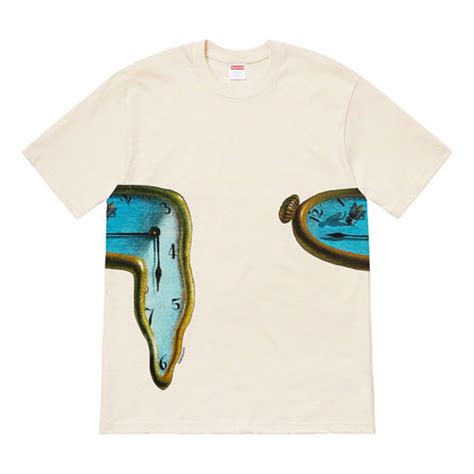Supreme Ss19 The Persistence Of Memory Natural Tee Sup Ss19 709 Tees