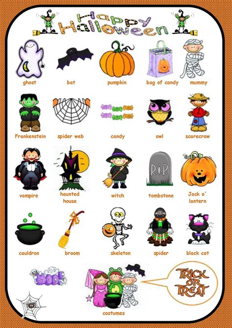 Caça Palavras Halloween Ingles