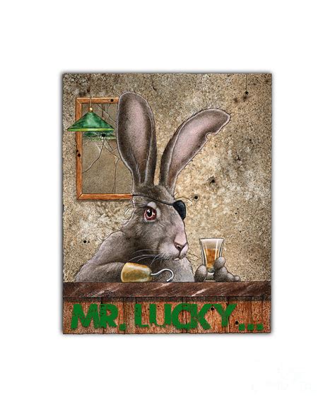 Mr Lucky Painting By Will Bullas Pixels