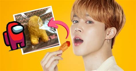 Among Us Shaped Chicken Nugget From Bts Meal Approaches 100000 Bid