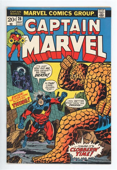 Captain Marvel 26 Vgfn 1st Appearance Of Death Androids Amazing Comics