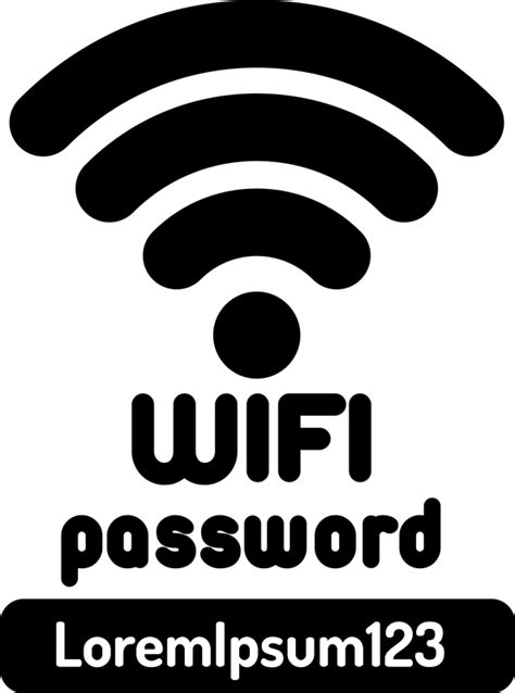 Wifi Password Tech Decal Tenstickers