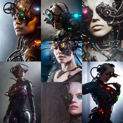 Female Borg Collage By Mindaiartist On Deviantart