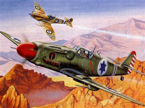 Israeli Avia S 199 Vs Egyptian Spitfire Over Israel 1948 49 Arab