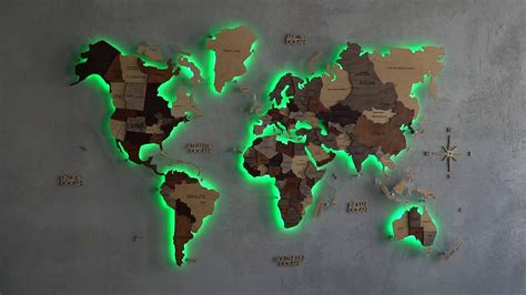 Led World Map Instruction Youtube