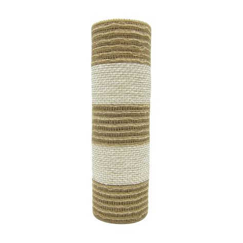 White And Natural Striped Mesh By Celebrate It™ Michaels