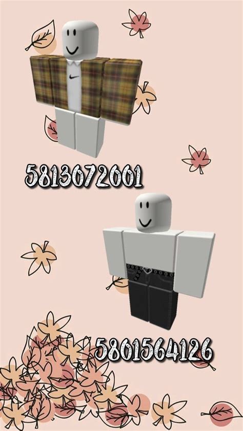 Roblox Boy Outfits Codes