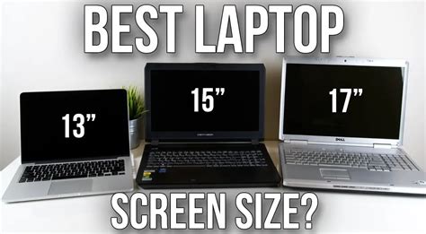 Laptop Screen Size Comparison Chart Ultimate Guide 2019