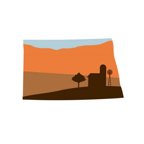 Midwest Landscape Logo Illustrations Royalty Free Vector Graphics