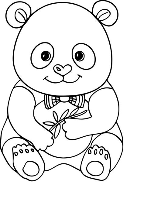 Coloriage Panda à Imprimer