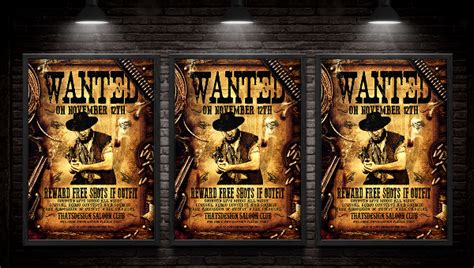 17 Wanted Posters Free Psd Ai Vector Eps Format Download