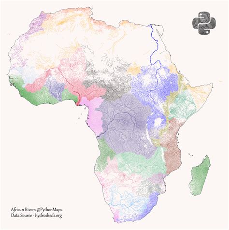 Mapping The Worlds River Basins By Continent Ανιχνεύσεις