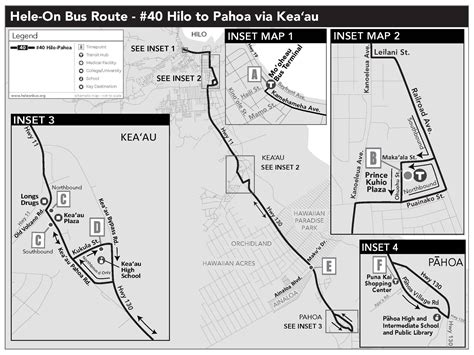 Route 40 Hilo To Pahoa Hawaii County Hi Mass Transit Agency