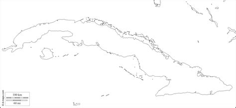 Printable Outline Map Of Cuba Free Printable Maps Images And Photos
